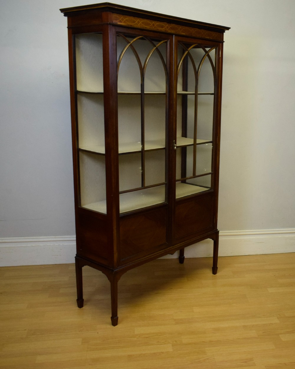 Antique Edwardian Display Cabinet View II