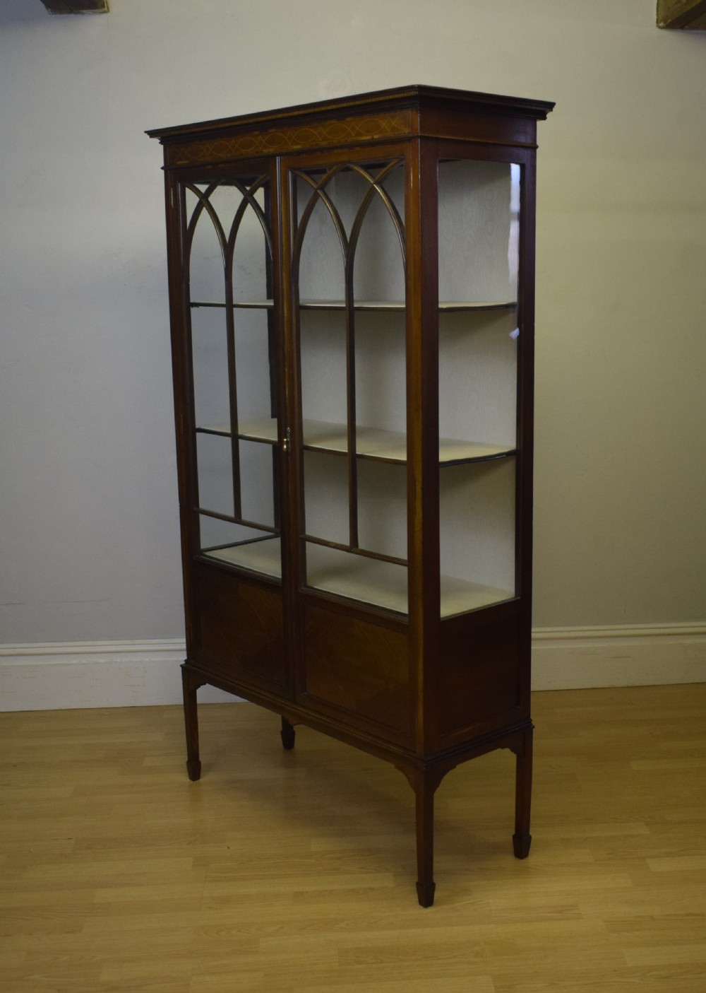 Antique Edwardian Display Cabinet View IV