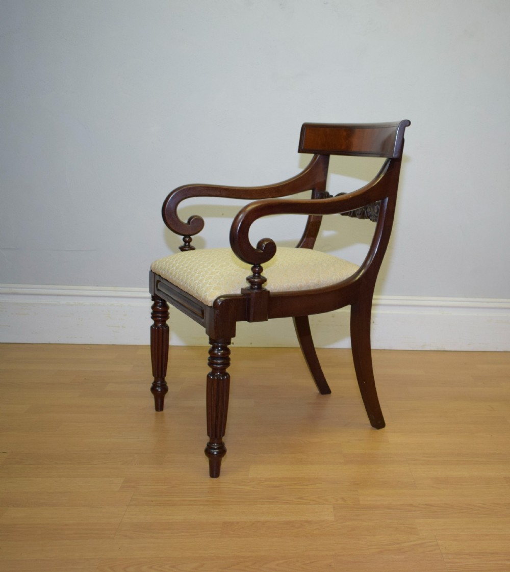 Antique Regency Armchair View IX