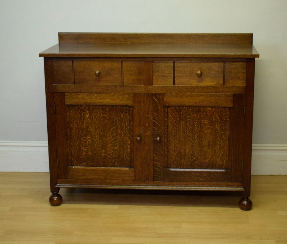 Arts & Crafts Sideboard by Heals of London View VIII
