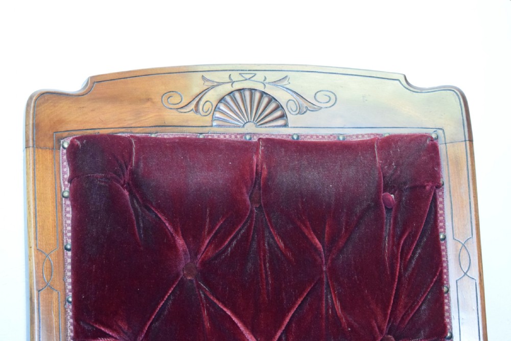 Antique Victorian Lady's & Gent's Chairs View X