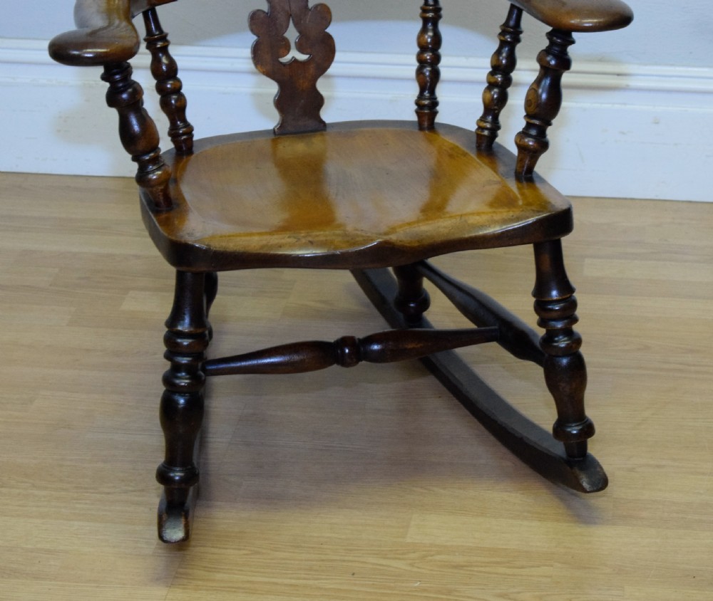 Antique Windsor Rocking Chair View XVI