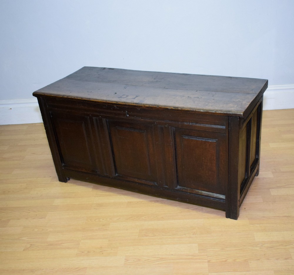 Antique 17th Century Oak Coffer