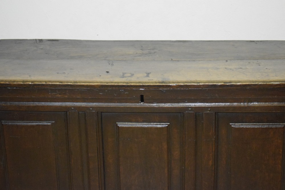 Antique 17th Century Oak Coffer View III
