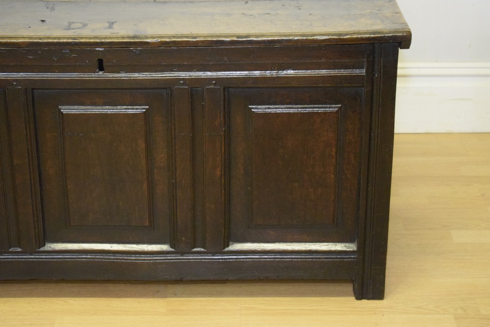 Antique 17th Century Oak Coffer View IV