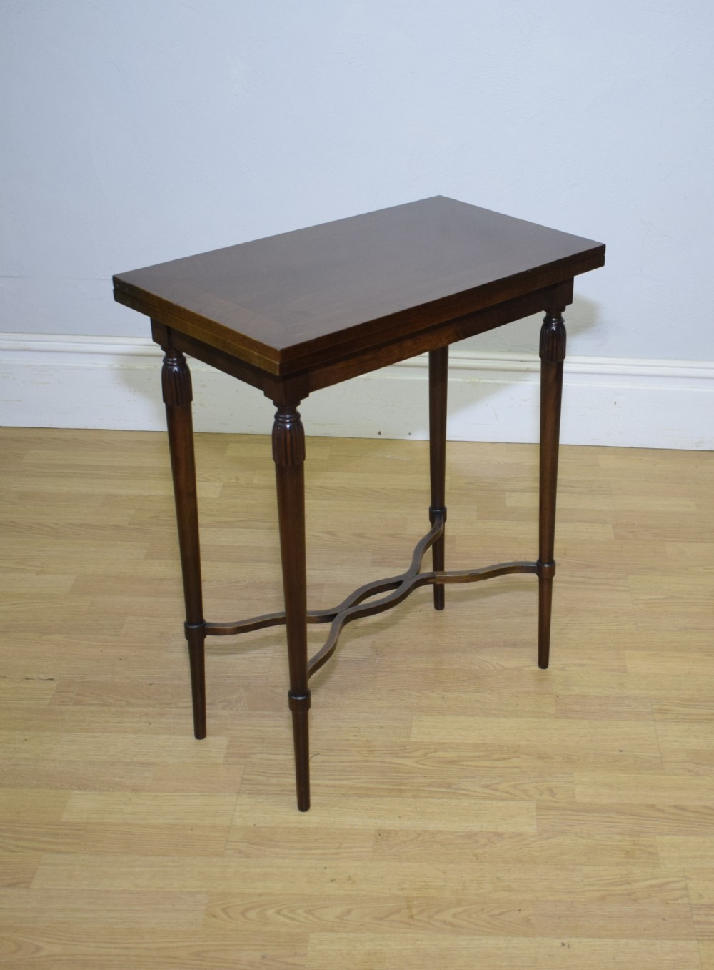 Antique Walnut Games Table View II