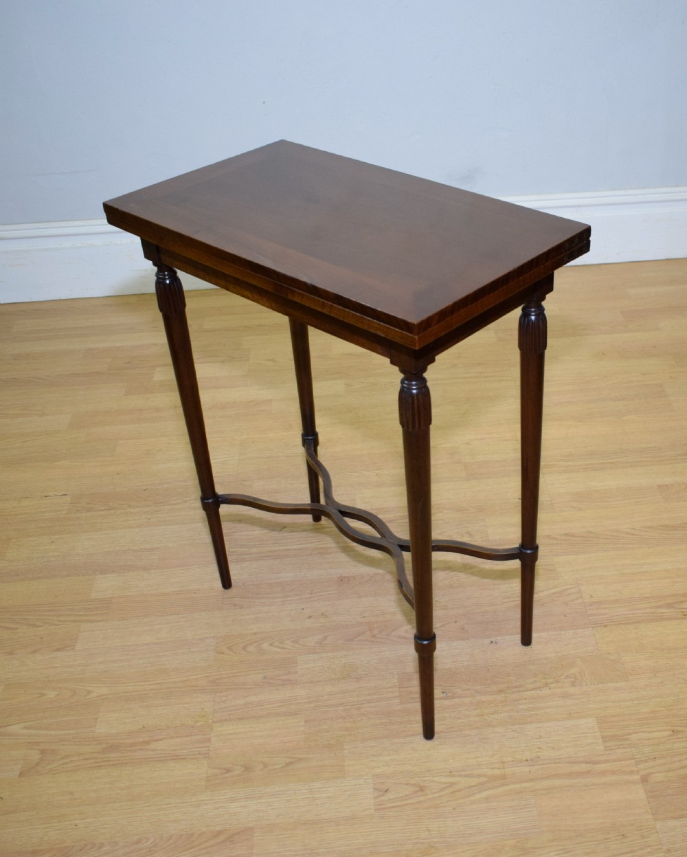 Antique Walnut Games Table View III