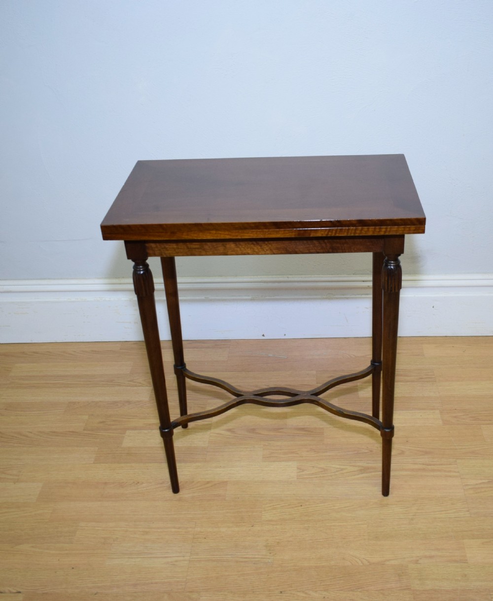 Antique Walnut Games Table View IV