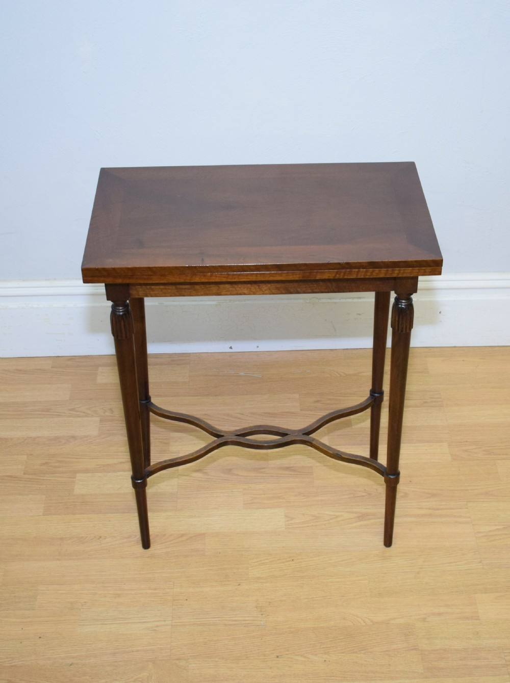 Antique Walnut Games Table View V