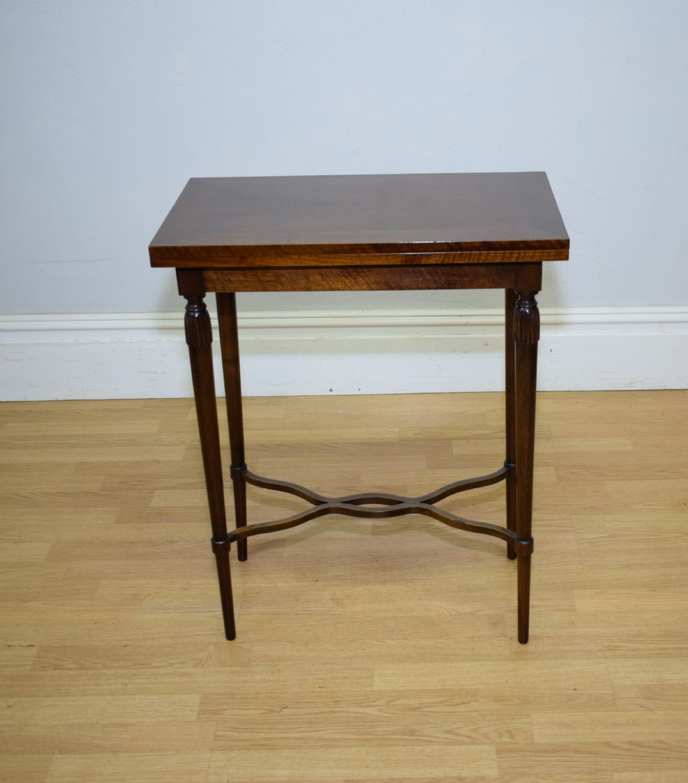 Antique Walnut Games Table View VII