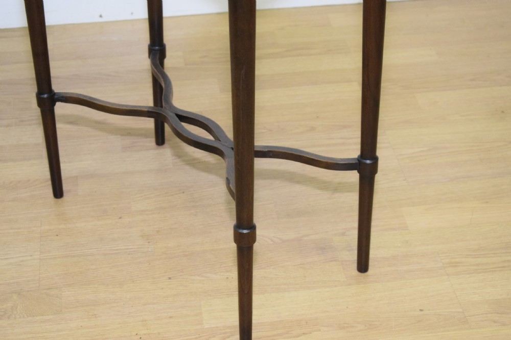 Antique Walnut Games Table View XIV