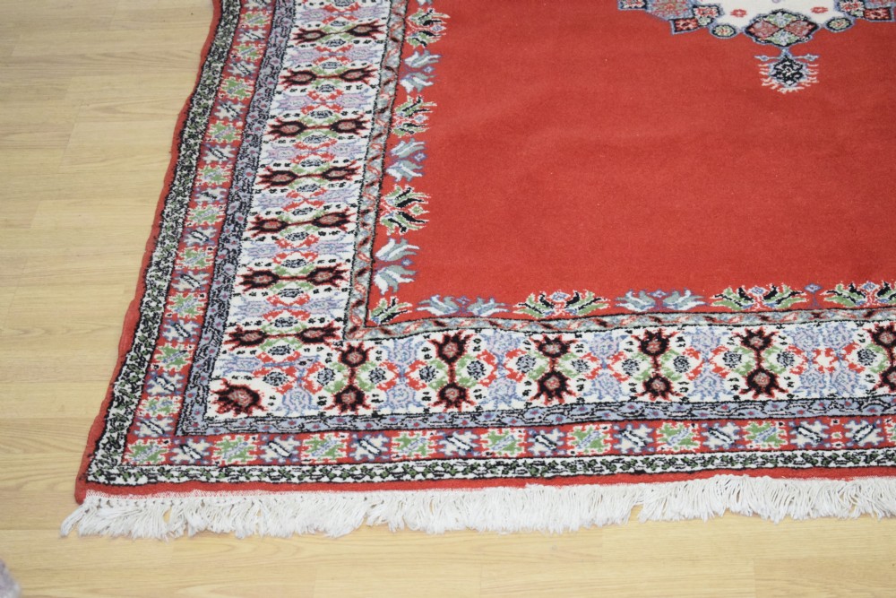 Early 20th Century Moroccan Wool Carpet View VIII