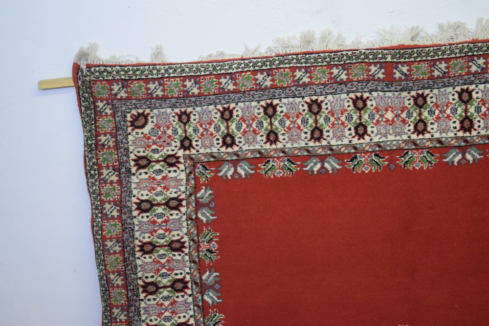 Early 20th Century Moroccan Wool Carpet View IX