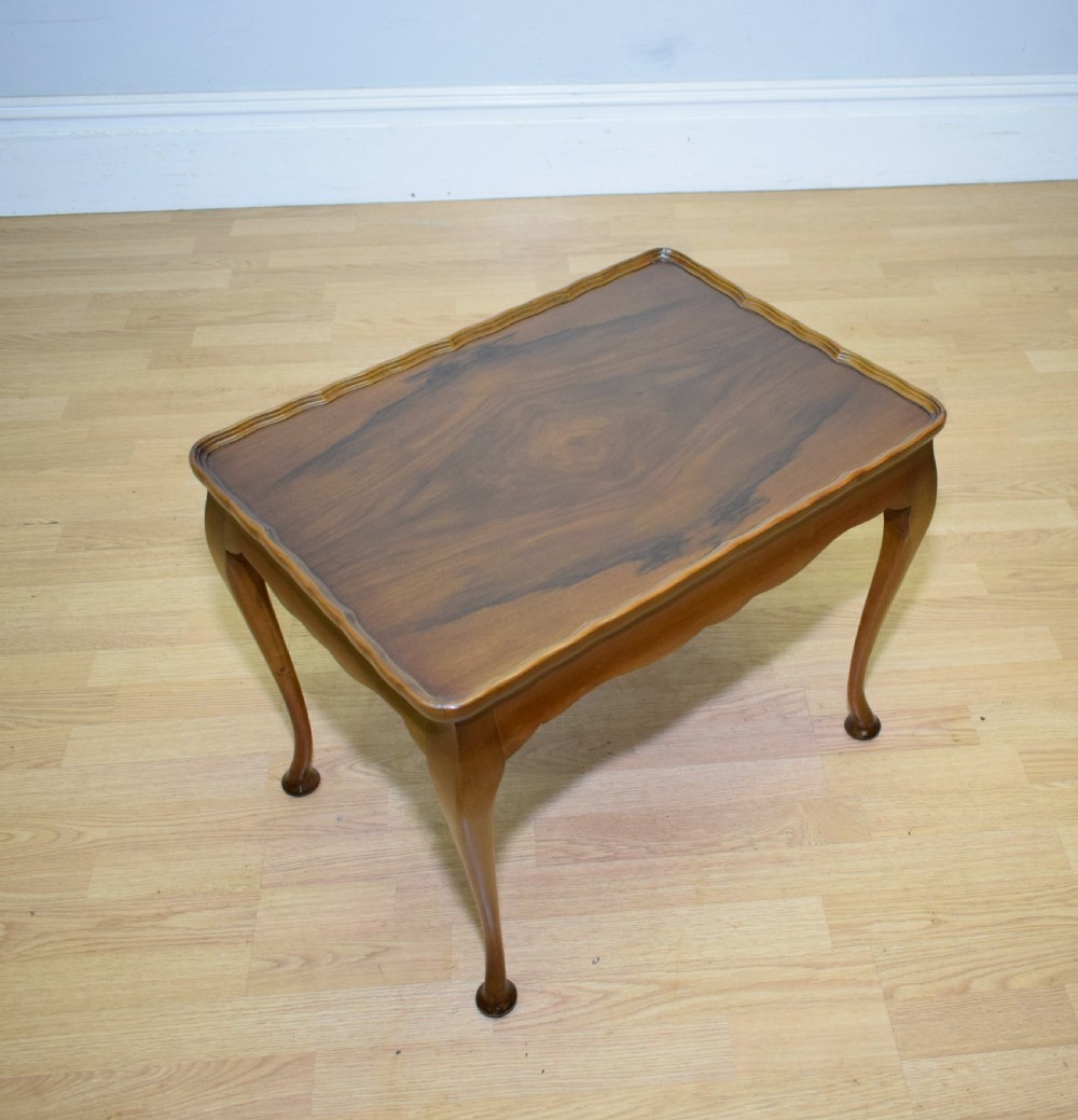 Early 20th Century Walnut Coffee Table View III