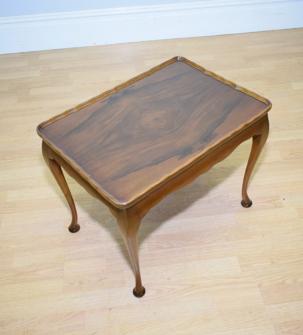 Early 20th Century Walnut Coffee Table View VI
