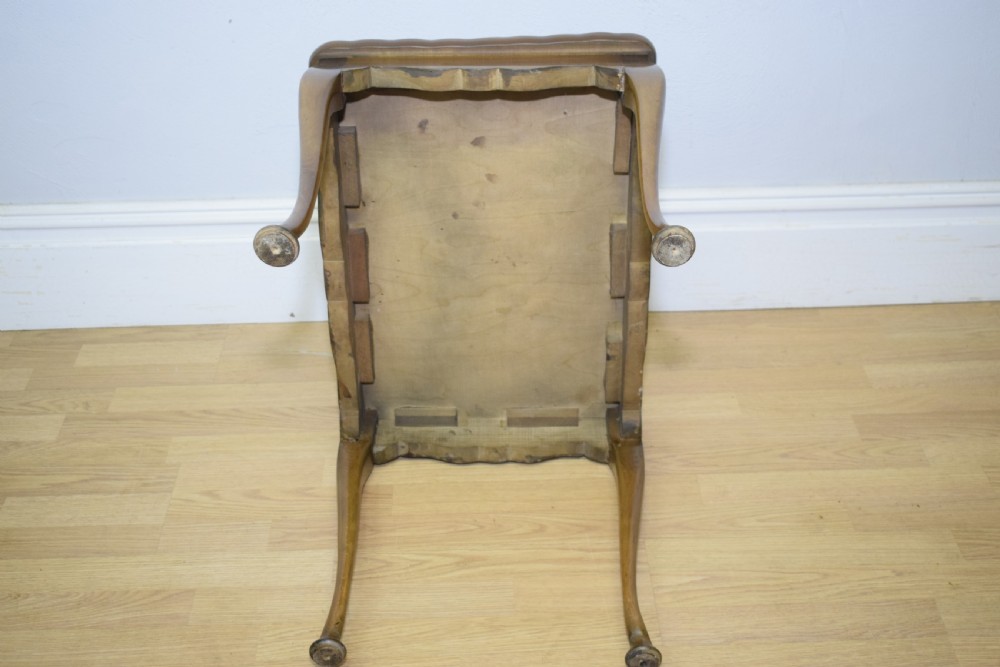 Early 20th Century Walnut Coffee Table View XI