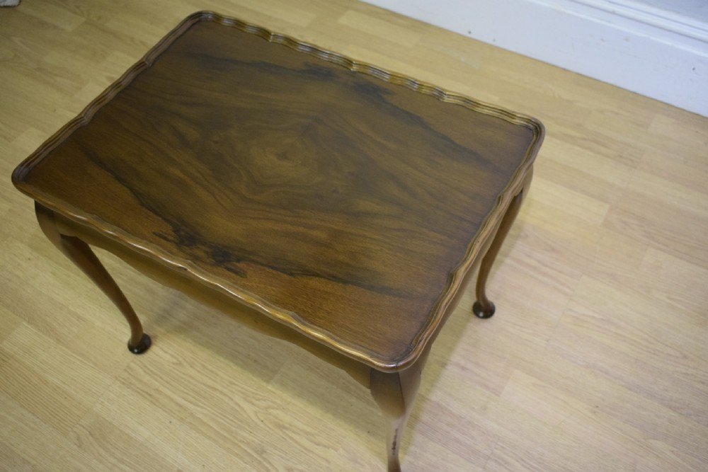 Early 20th Century Walnut Coffee Table View XIII