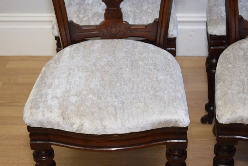 4 Late Victorian Dinning Chairs View IV