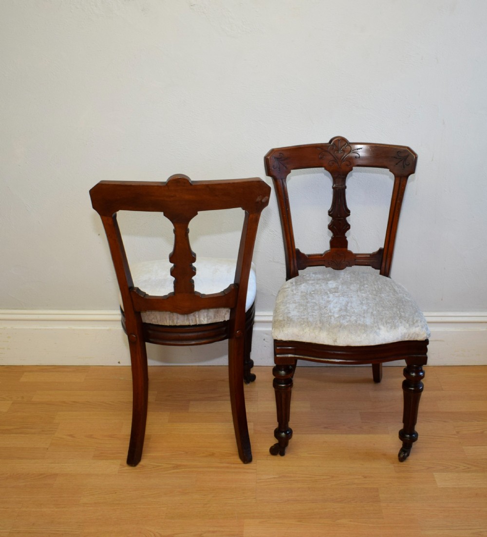4 Late Victorian Dinning Chairs View IX