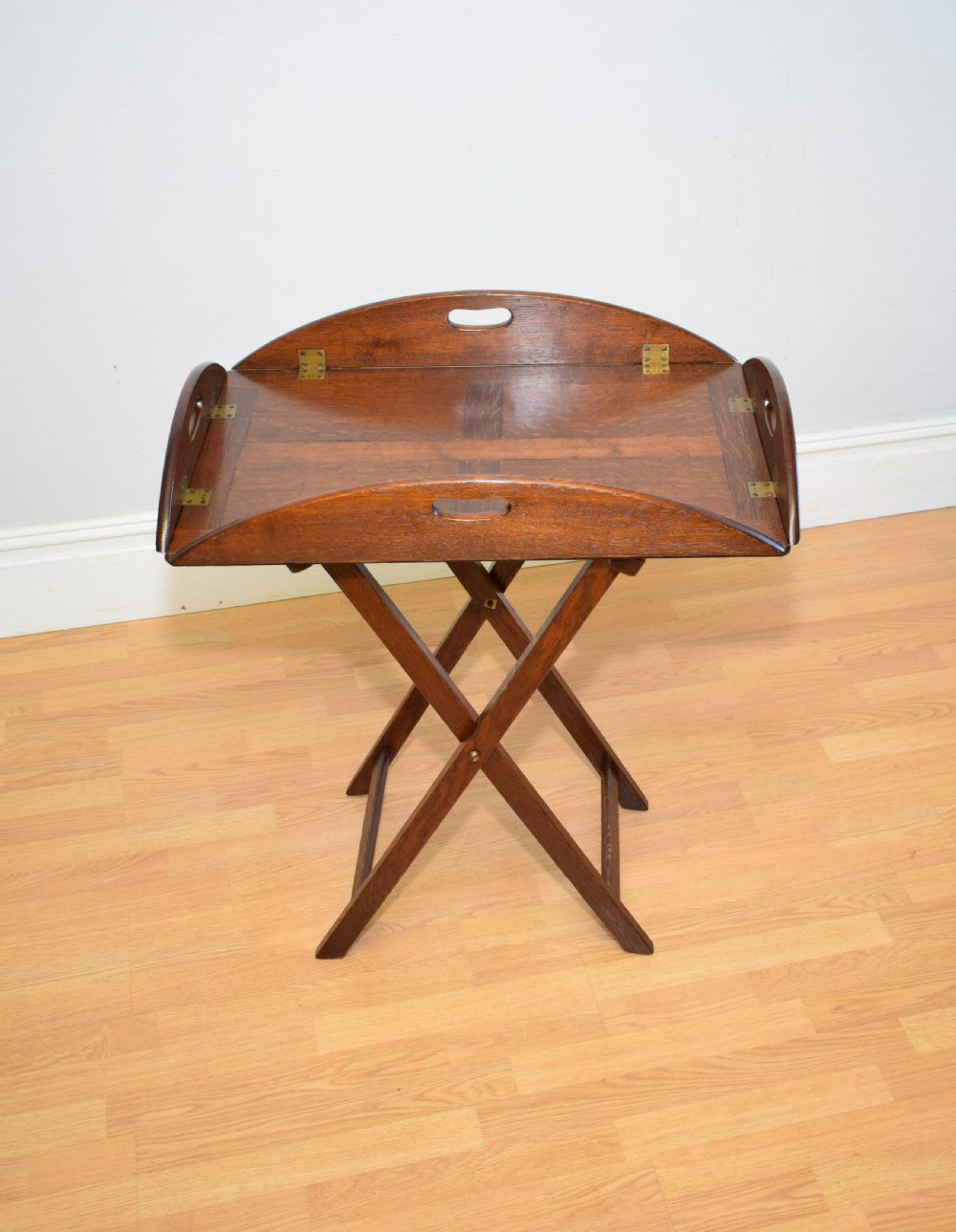 Antique Butlers Tray on Stand View IX