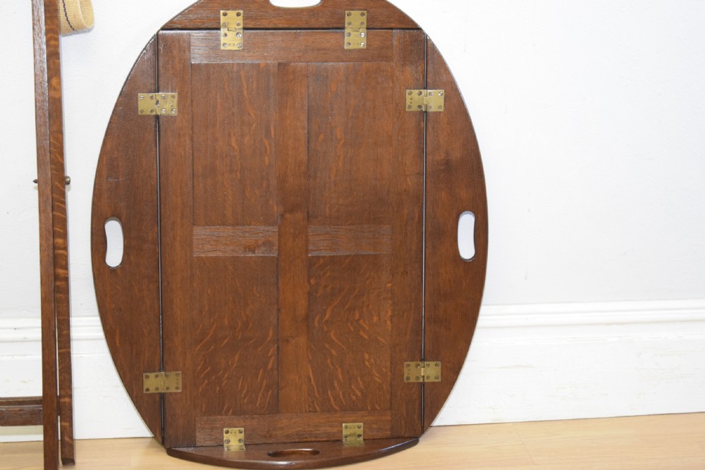 Antique Butlers Tray on Stand View XV