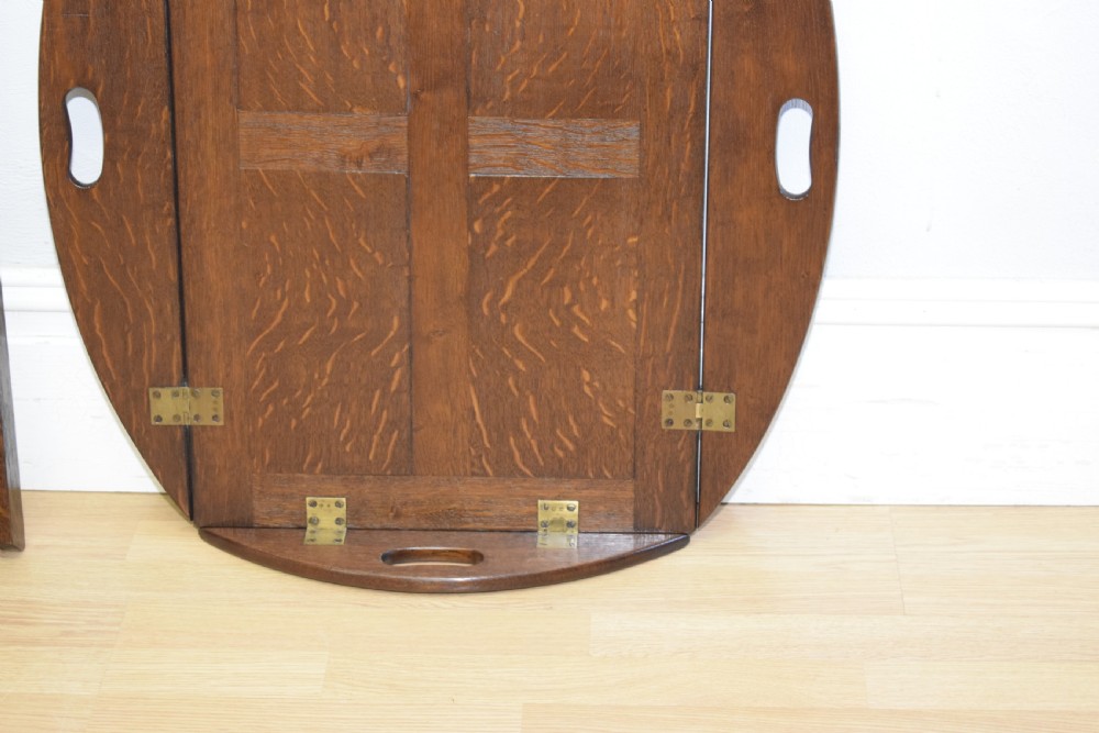 Antique Butlers Tray on Stand View XVII