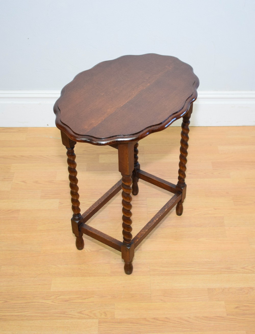 Early 20th Century Oak Occasional Table View IV