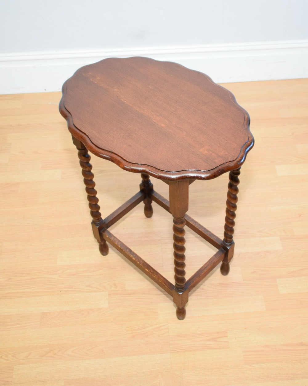 Early 20th Century Oak Occasional Table View V