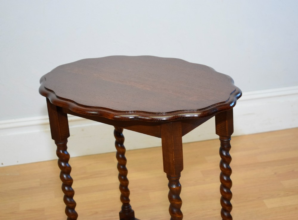 Early 20th Century Oak Occasional Table View VIII