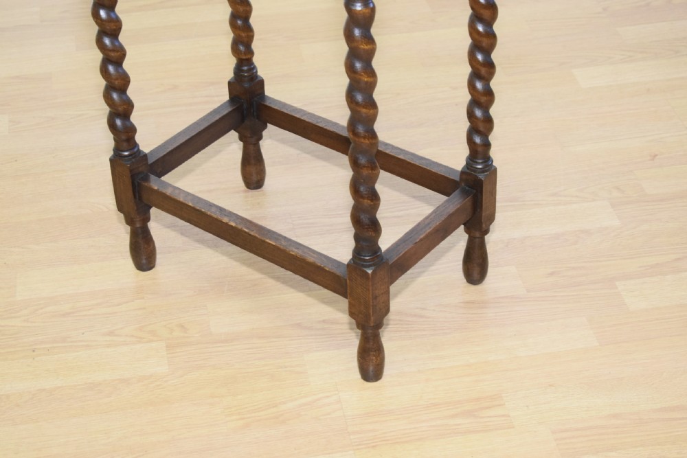 Early 20th Century Oak Occasional Table View IX