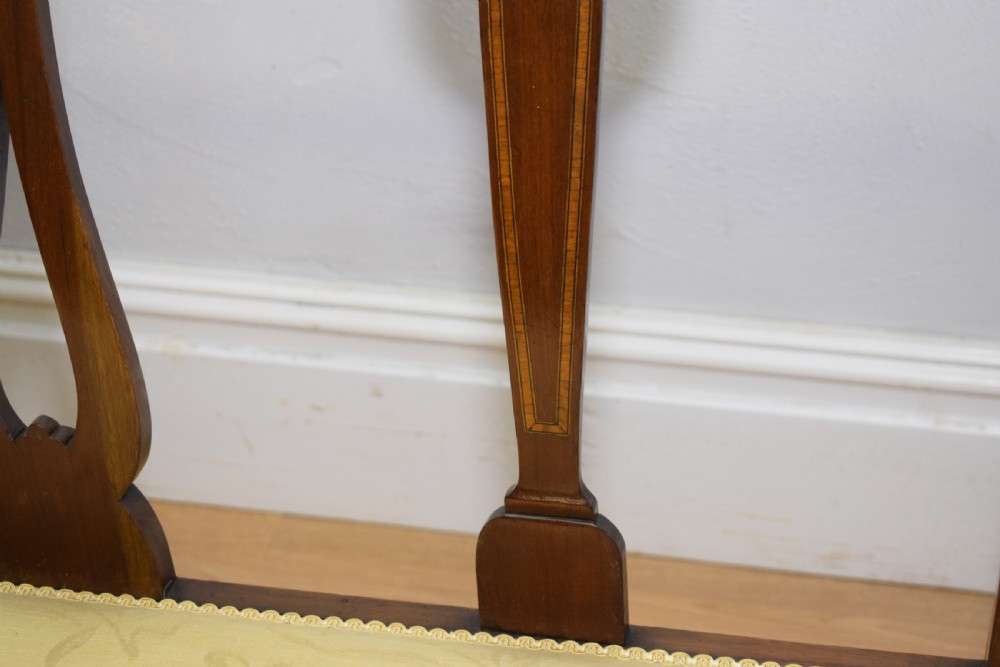Antique Queen Anne Inlaid Couch View VIII