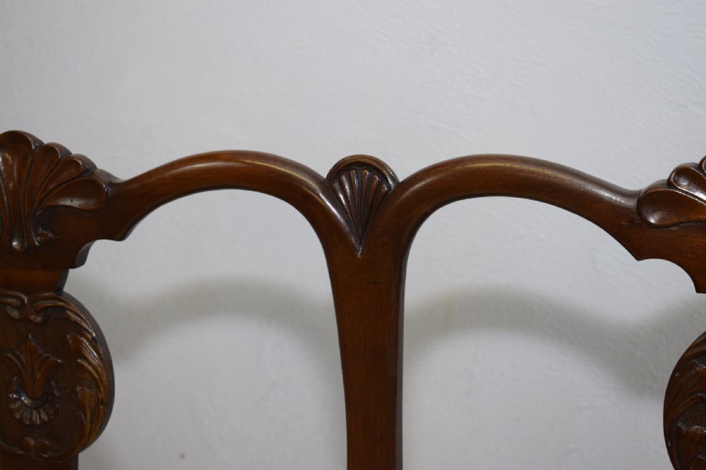 Antique Queen Anne Inlaid Couch View IX