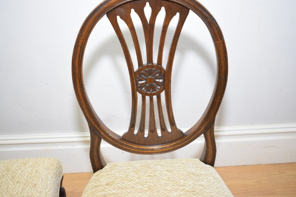  Early 20th Century set of 6 Hepplewhite Dining Chairs View IX