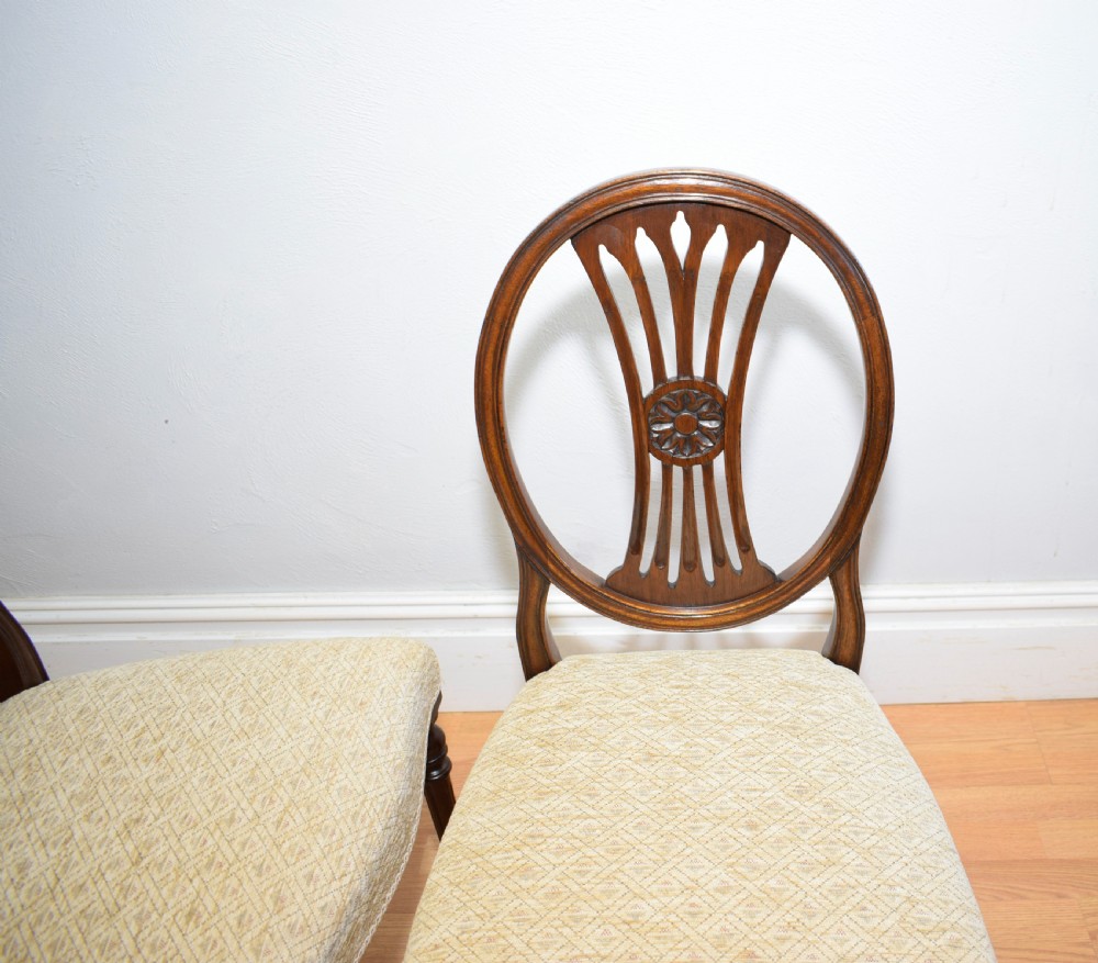 Early 20th Century set of 6 Hepplewhite Dining Chairs View XII