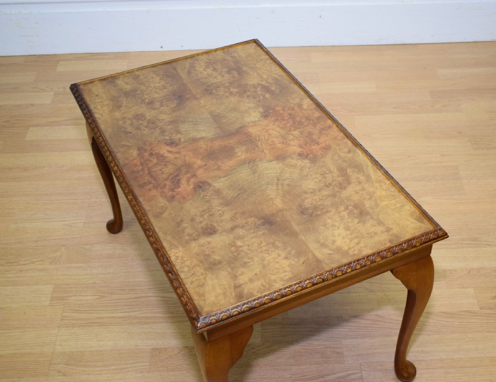 Early 20th Century Walnut Coffee Table View III
