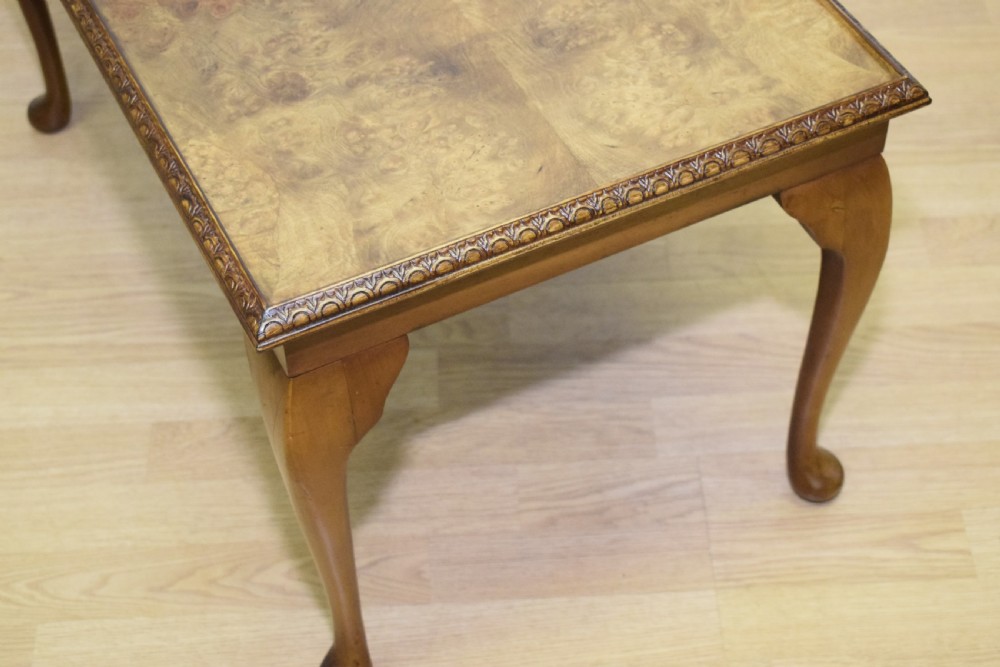 Early 20th Century Walnut Coffee Table View IV