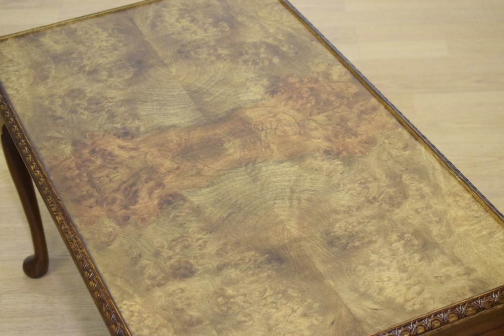 Early 20th Century Walnut Coffee Table View V