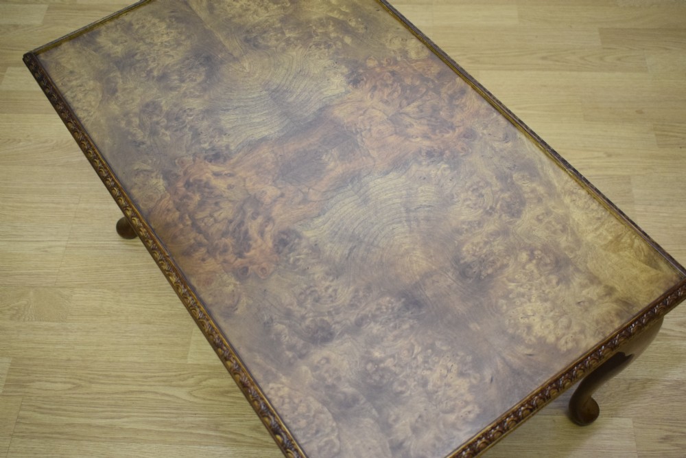 Early 20th Century Walnut Coffee Table View X