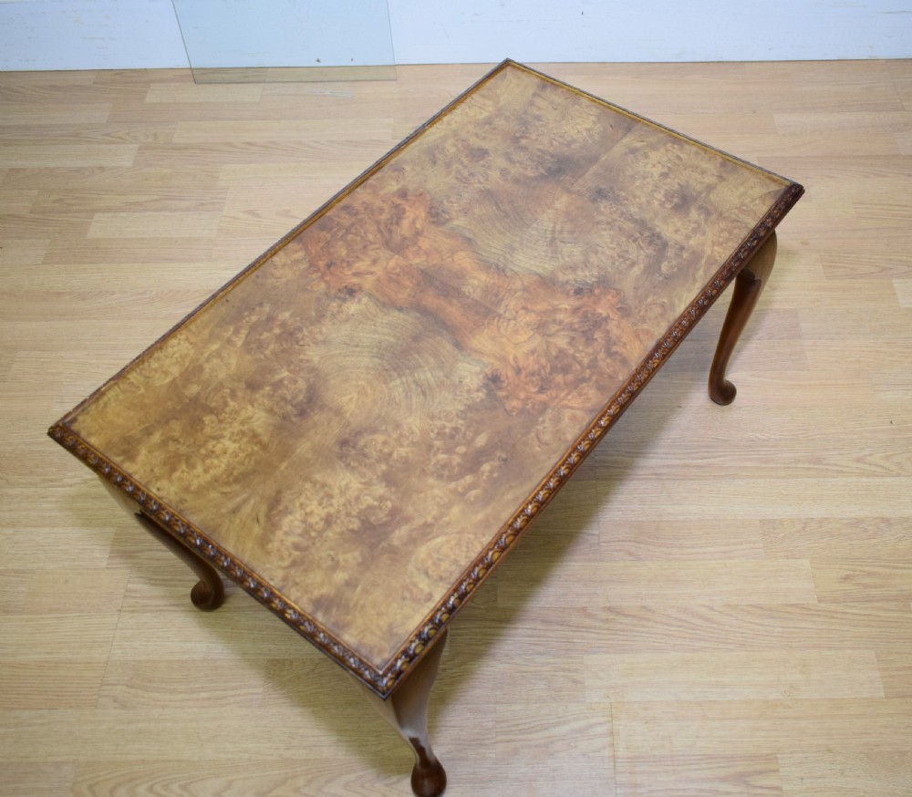 Early 20th Century Walnut Coffee Table View XIV