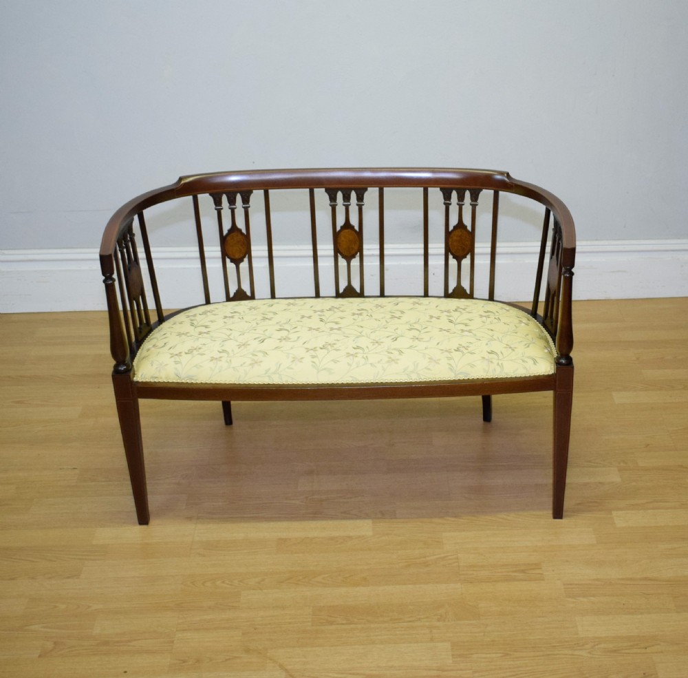 Victorian Inlaid Couch View III