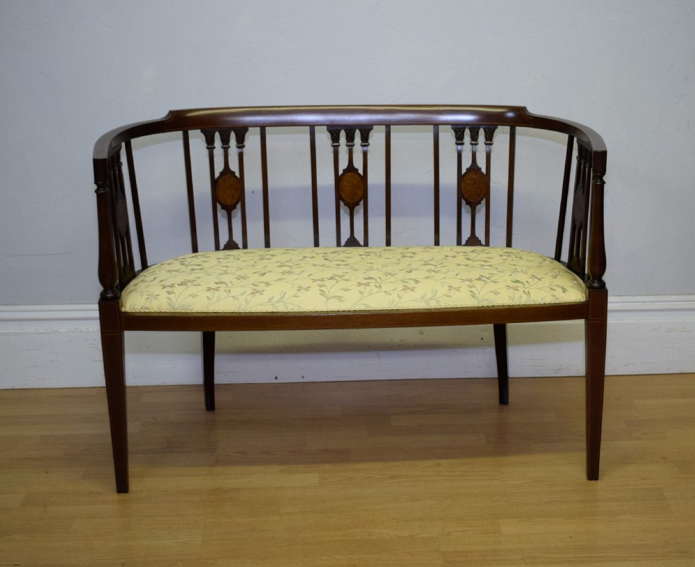 Victorian Inlaid Couch View IV