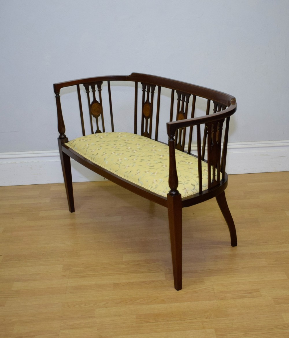 Victorian Inlaid Couch View V
