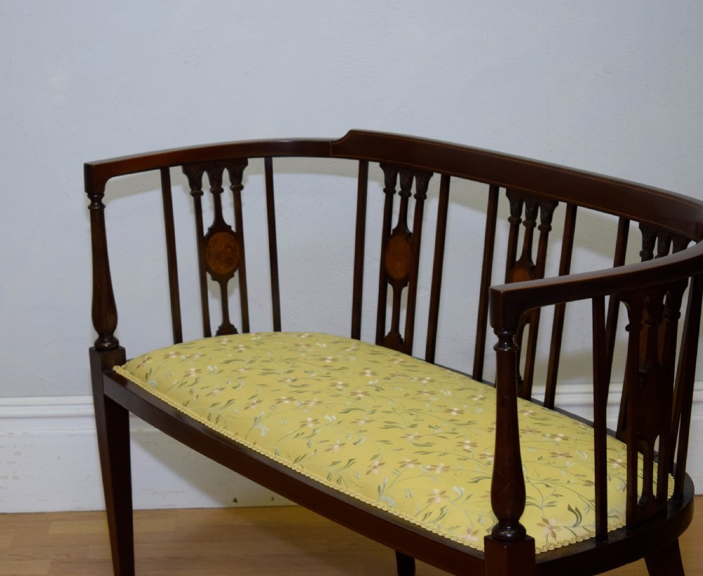 Victorian Inlaid Couch View VII