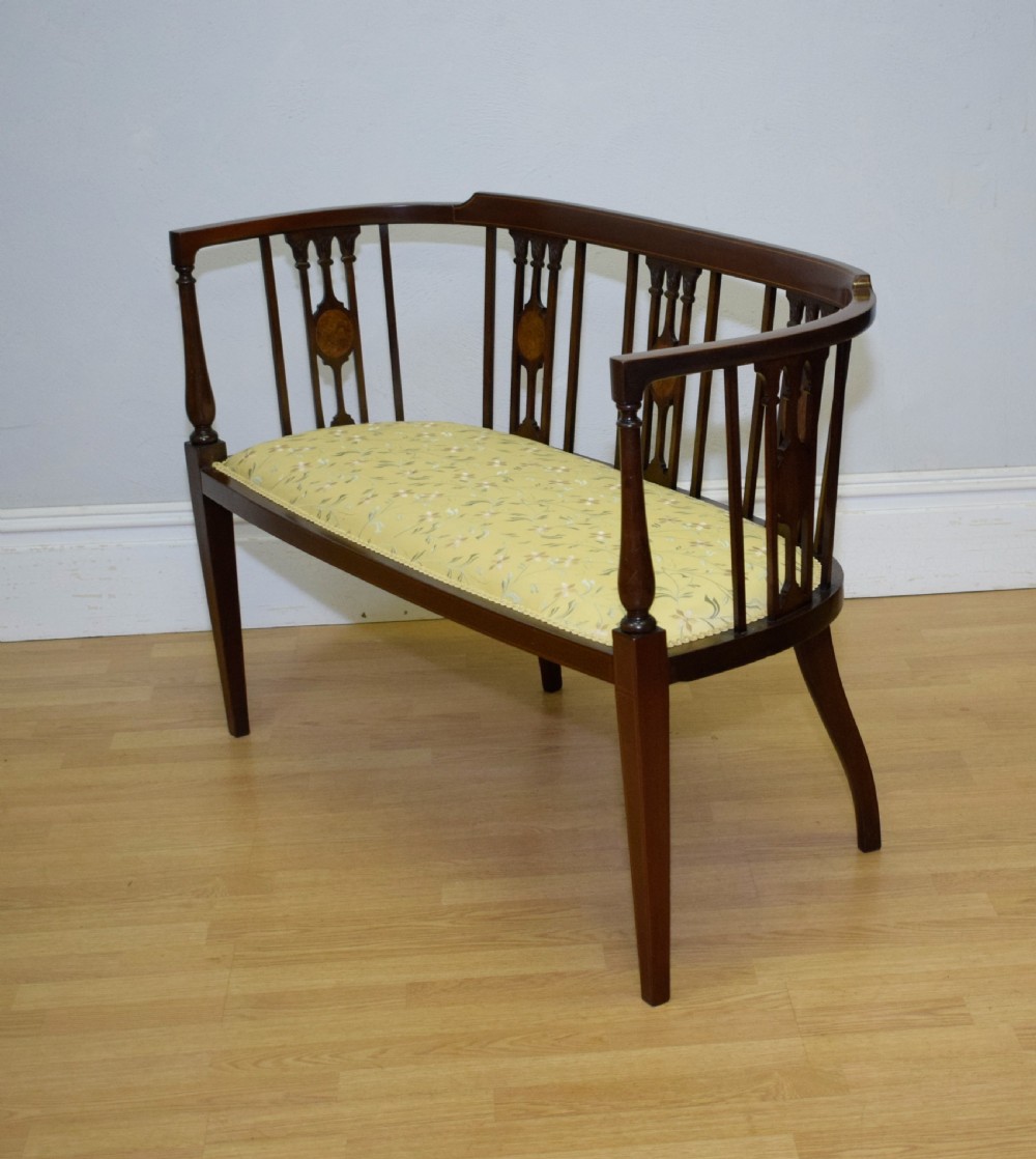 Victorian Inlaid Couch View VIII