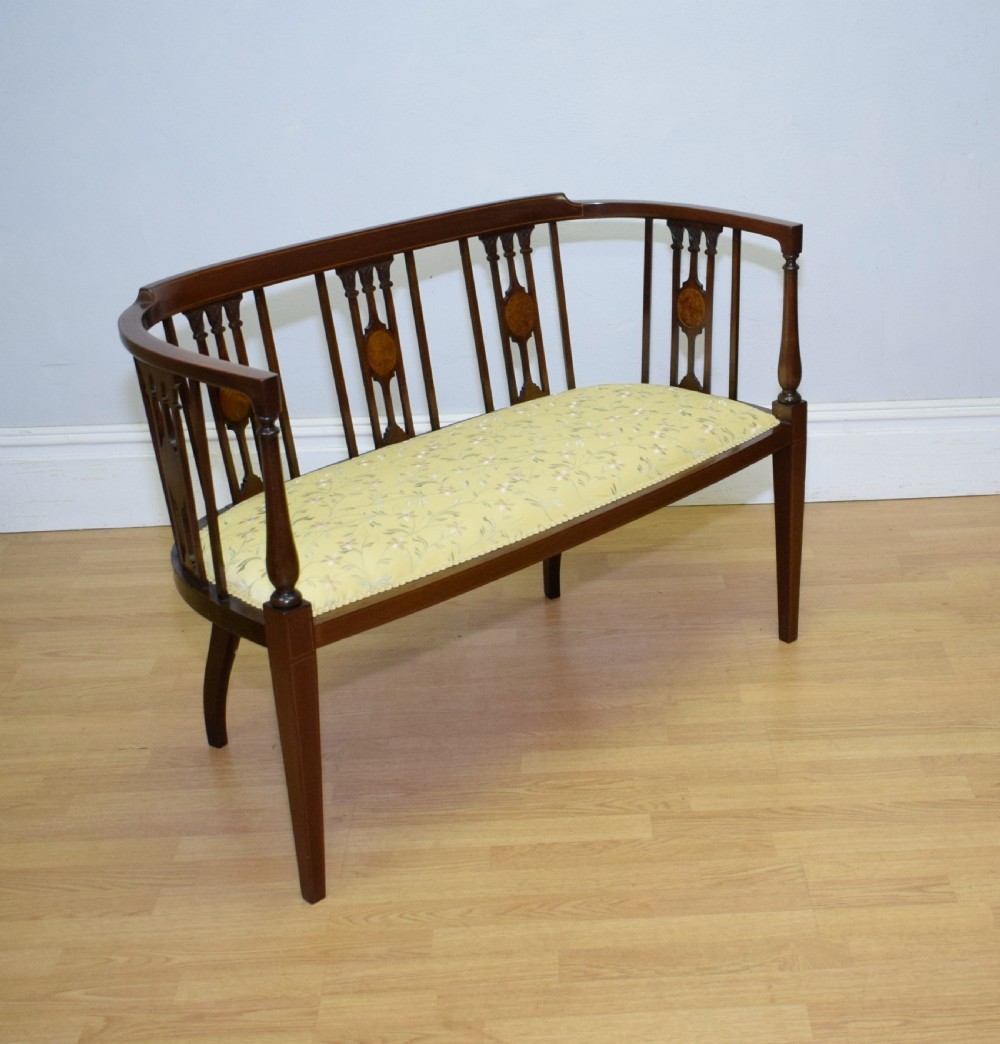 Victorian Inlaid Couch View IX