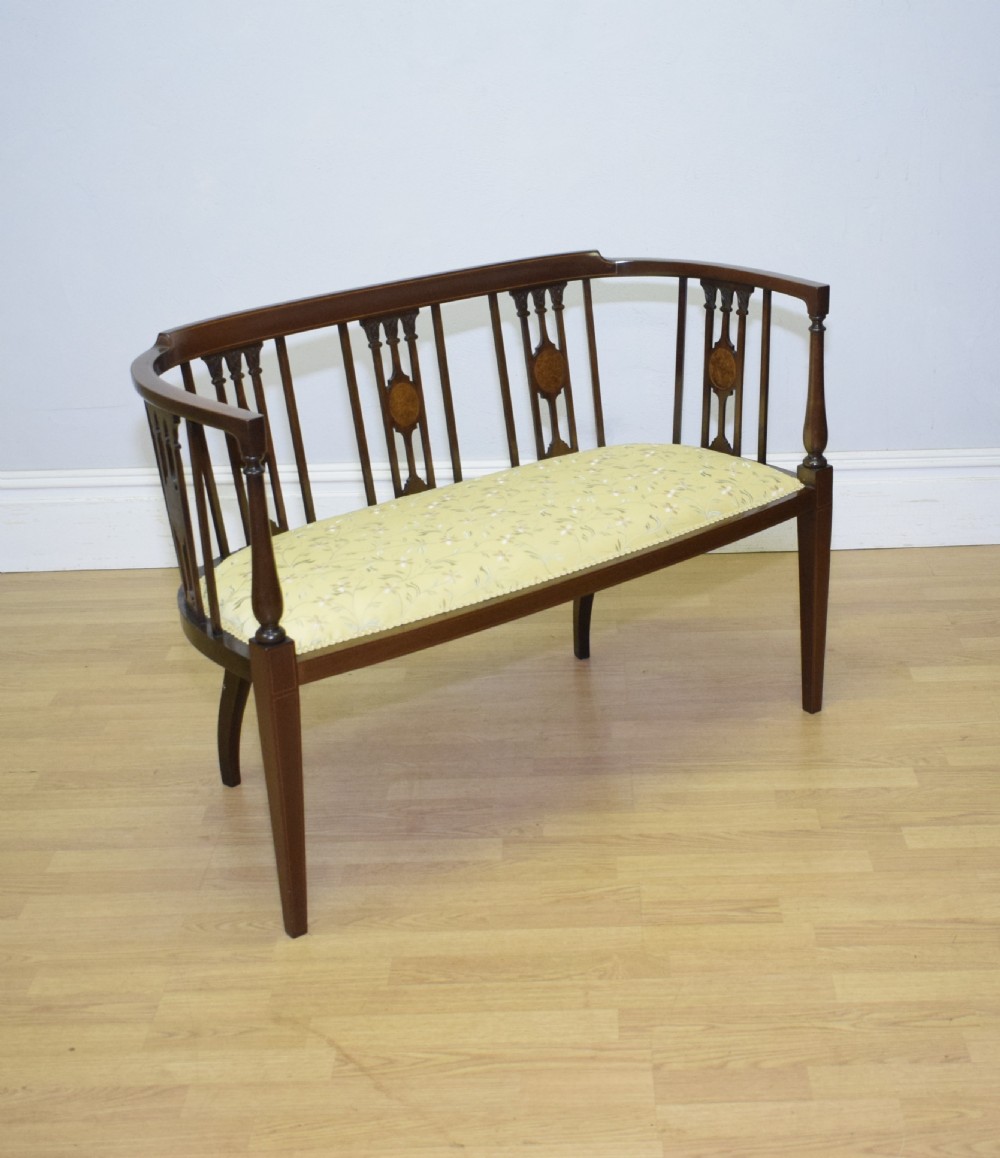 Victorian Inlaid Couch View X