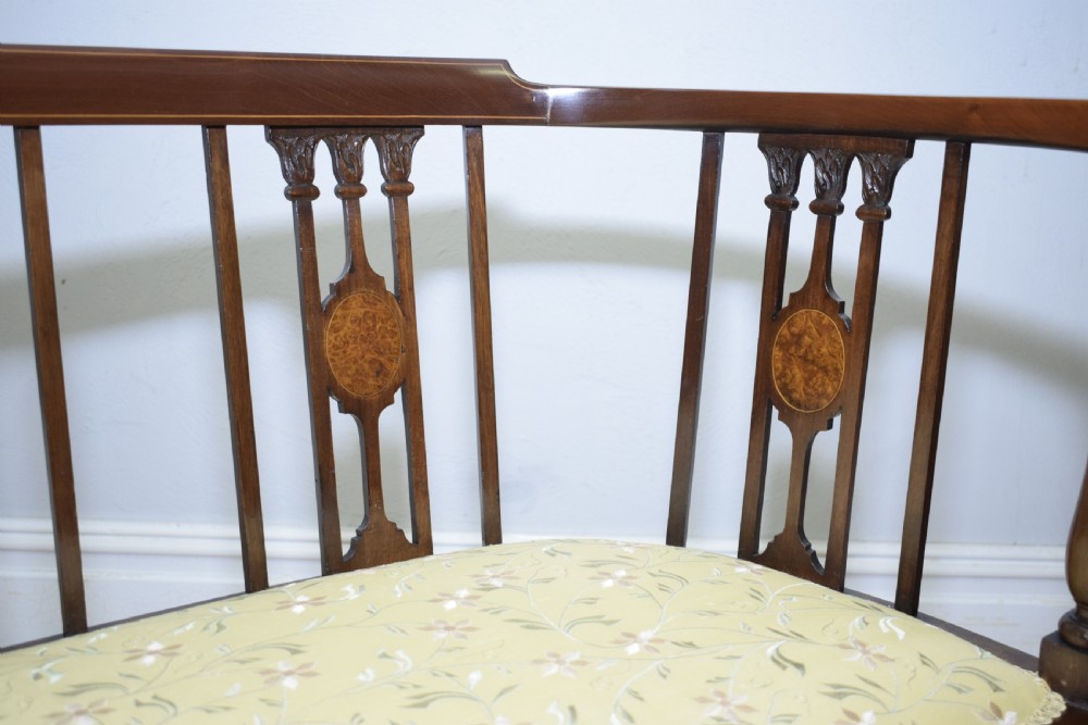 Victorian Inlaid Couch View XIV