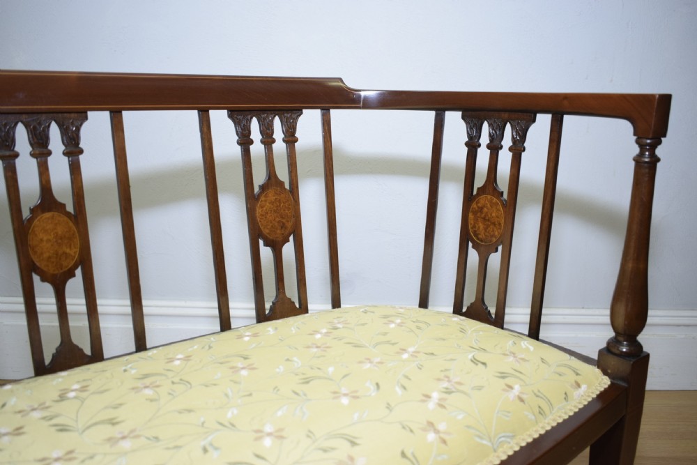 Victorian Inlaid Couch View XV