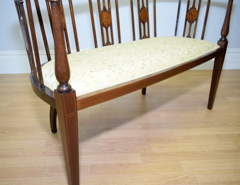 Victorian Inlaid Couch View XVI
