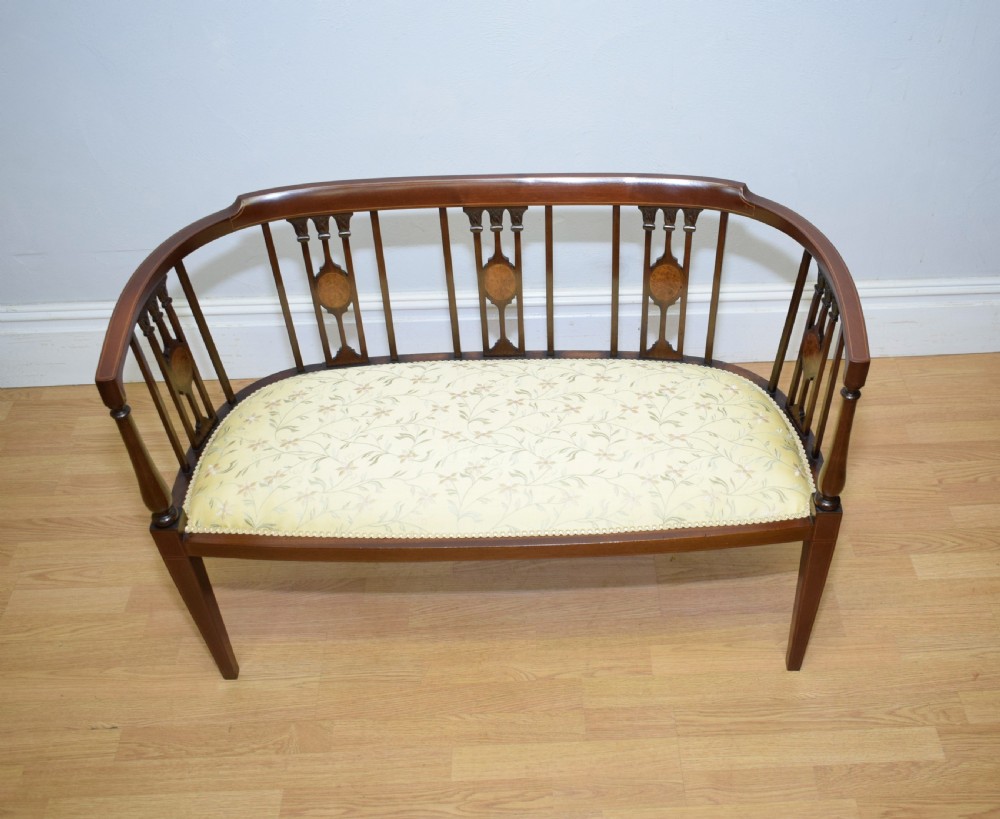 Victorian Inlaid Couch View XVIII